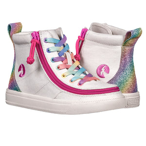 Baskets montantes enfant White Rainbow - Billy Classic