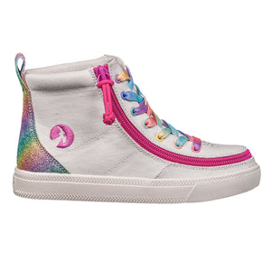 Baskets montantes enfant White Rainbow - Billy Classic