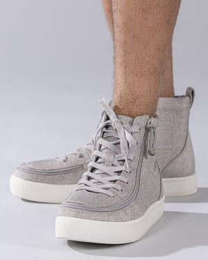 Baskets montantes Homme Grey Jersey - Billy Classic