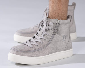 Baskets montantes Homme Grey Jersey - Billy Classic