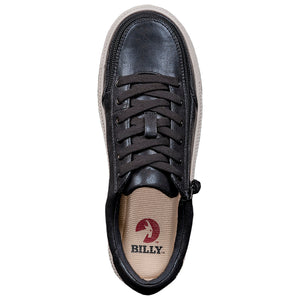 Baskets basses Femme Faux Cuir Black Shine - Billy Classic